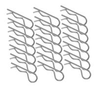 KONTONTY 20Piezas Pasador Inoxidable Clips de Retención de Doble Fáciles de Instalar y Quitar Accesorios de Bloqueo y Dispositivos