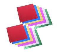 KONTONTY 224 Hojas De Papel De Aluminio con Efecto Espejo Papel con Cartulina con Efecto Espejo para Origami Cartulina Pastel para Origami Decorativo