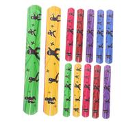 KONTONTY 24piezas Pulseras Ninja Slap Regalos Para Fiesta Halloween Infantil Desarrollo Motor Edad Aprendizaje Divertido