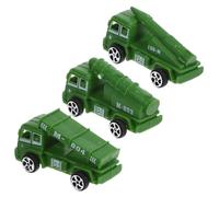 KONTONTY 3 Piezas Modelo de vehículo de Huili Juguetes para Coche de Juguete de plástico Mini Juguetes de Coche extraíbles para AbS Green