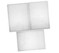 KONTONTY 3 piezas Regla Plantilla de Líneas Rectas de Plástico para Dibujo y Escritura Guía Académica para Estudiantes y Profesionales