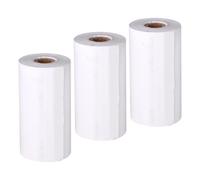 KONTONTY 3 Rollos de Papel Térmico Multiusos para Impresora, Papel de Transferencia Conveniente para Supermercado