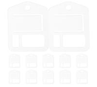 KONTONTY 30 Piezas Bobinas de Hilo de Bordar Acrílicas Transparentes 30 Piezas 4X5 CM Organizador Compacto para Punto de Cruz y Costura Almacenamiento Ordenado sin Enredos para Manualidades