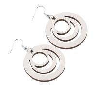 KONTONTY 30 Piezas Pendientes de Sublimación Unidades para Diy Pendientes Decorativos de Transferencia de Calor Blanks de Joyería para Manualidades y