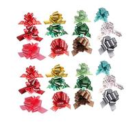 KONTONTY 36piezas Arte Navideño para Tirar Lazos Decorativos DIY Colores Surtidos para Decorar Regalos De Boda y Cestas para Celebraciones Navideñas