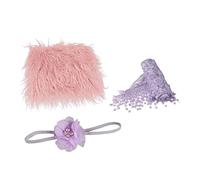KONTONTY 3piezas De Fotografía para Bebés Envoltura y Diadema Accesorios para Recuerdos De Crecimiento Infantil