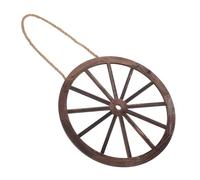 KONTONTY 3piezas Rueda Decorativa De Madera Para Colgar La Pared Estilo Rural Retro Tornillos y Pernos Para Decoración De Salas De Estar Bares o Fiestas Temáticas