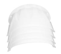 KONTONTY 4 Fundas Protectoras para Cámara Parasol Y Lluvia para De De Seguridad Carcasa Exterior De PVC Color Blanco