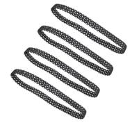 KONTONTY 4 Piezas Conjunto Orugas de Goma para de Tanque DIY Accesorios para y Juguetes de Construcción para Habilidades Creativas Resolución de Problemas