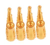 KONTONTY 4 Piezas Saxofón Miniatura Realista para Casa de Muñecas Decoración Musical Detallada para Escritorio Adorno Infantil para Simulado