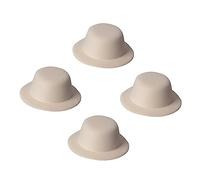 KONTONTY 4 Sombreros De Copa En Miniatura Joyería De Moda Sombreros Formales Mini Sombreros Artesanales De Tela Tocados Elegantes Pequeños Accesorios Para Bodas Mujeres Fiesta