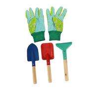 KONTONTY 5 Piezas Juego De Herramientas De Jardinería para Pala De Jardinería para Rastrillo De Pala para Herramientas De Jardín para Juguetes De Jardin De Madera