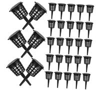 KONTONTY 50 Cestas De Fertilizante Para Bonsáis De Liberación Lenta Para Suculentas Jardinería Color Negro