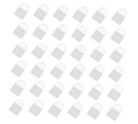 KONTONTY 50 Piezas Bolsas de Almacenamiento para Monedas Transparentes de PVC Unidades Funda Portátil para Colección de Monedas con Diseño Resistente y Multifuncional y Insignias