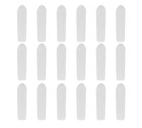 KONTONTY 500 Tapas de Goma para Puntas de Gancho Roscado de 3mm, Protectores Elásticos para Perchas de Ropa en Dormitorios y Armarios