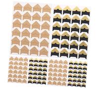 KONTONTY 6 Hojas Esquinas Adhesivas para Fotos Autoadhesivas de Esquinas y Color Kraft para Álbumes Diy Scrapbooking y Proyectos de Manualidades