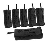 KONTONTY 6 Piezas Teléfonos Falsos para Juguete de Comunicación y Prop de Detective para Roles Educativo Fiestas y Actividades al Aire