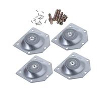 KONTONTY 6piezas Almohadillas De Conexión para Patas De Mesa Placa De Hierro Biselado Junta Fijadores Conector para Mesa