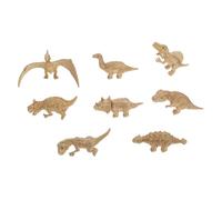 KONTONTY 8 Piezas Traje de Dorado Juguetes Toys pequeñas Figuras de Juguetes de de plastico Juguete de polivinilo Golden