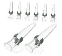 KONTONTY 8 Piezas Tubos De Flores Ventosa Recipientes De Agua para Flores para Floristería Tubos De Plástico para Floristería De Agua para Decoración De Ventana