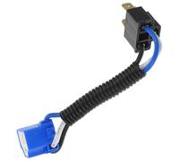 KONTONTY Adaptador de cableado para faros H4 con conector hembra, compatible con bombillas angulares, conexión estable, material plástico y cerámica, para iluminación automotriz y motos