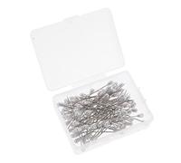 KONTONTY Alfileres de Costura con Cabeza de Perla 5x55mm para Bricolaje, Surtido de 100 Piezas, Pasadores Rectos para Decoración de Flores de Boda y Manualidades