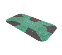 KONTONTY Almohadilla de Chips de póker Cubierta de Mesa de Fieltro de póker Mantel de póquer tapete para Mesa tapete Mesa Estera de Suministro Cubierta de Mesa de Juegos de Azulejos Caucho