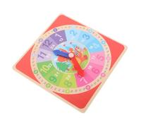 KONTONTY Ayudas De Enseñanza De Reloj Digital Reloj para Juguete De Tiempo De Aprendizaje Relojes De Madera para Juguete De Aprendizaje del Tiempo Madera