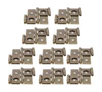 KONTONTY Bisagra plegable bisagras para puertas de malla juego de 10 de hierro verde estilo clásico para puerta y ventana seguro y sin ruido para reparación y construcción