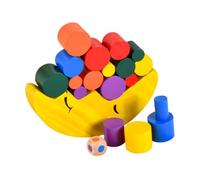 KONTONTY Bloques de Madera para Juguete Educativo para Desarrollar Habilidades y Coordinación de Construcción Aleatorios para y Aprendizaje Social Color Aleatorio