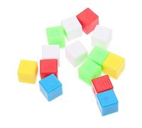 KONTONTY Bloques Pequeños Didácticos para Niños, Cubos de Plástico Coloridos 100 Piezas, Material Educativo Manipulativo para Enseñanza Primaria, Juego de Construcción y Aprendizaje