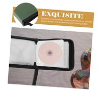 KONTONTY Bolsa de Almacenamiento Portátil para Cd y Dvd Estuche Organizador de Discos de Oxford Verde Diseño Compacto y Práctico para Coche y Hogar