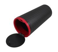 KONTONTY Bote de Basura para Coche Mini ABS para Soporte Central | Diseño Elegante, Compartimentos para Residuos Secos y Húmedos, Adecuado para Conductores y Trayectos Diarios