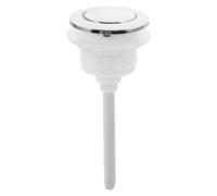 KONTONTY Botón de Descarga Simple para Tanque de Inodoro de ABS Plata, fácil de Instalar, Apto para Asientos de Inodoro en hoteles y residencias Color Aleatorio