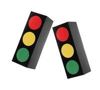 KONTONTY Caja De 2 Piezas Caja De Dulces Con Luz De Señal Tratar Cajas Para Envolver Chicos Víspera Destino Padrinos De Boda Temático Favor Tú Vaya Cartulina Blanca