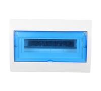 KONTONTY Caja de Disyuntores Plástica Vías con Riel Din para Uso Exterior Distribución Eléctrica Resistente al Clima para Hogar y Comercio