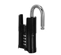 KONTONTY Candado de Combinación Resistente Intemperie para Exteriores, Cuerpo de Aleación de Zinc, Código Reiniciable de 4 Dígitos, Seguro para Puertas, Garajes y Casilleros, Protección