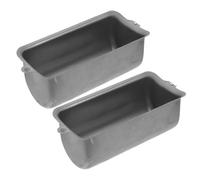 KONTONTY Carcasa Protectora de Condensador para Compresor de Aire 2 Piezas, Caja Aislante de Acero Doble Oreja para Bomba Silenciosa, Cubierta Resistente al Clima y Aislamiento Térmico