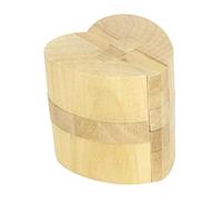 KONTONTY Cerradura Kongming En Forma De Corazón Juguetes De Inteligencia Rompecabezas De Bloqueo De Juguete Rompecabezas para Juguete para Juguete Intelectual Madera