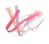 KONTONTY Cintas Decorativas para Manillar de Bicicleta y Scooter, Borlas Coloridas de Plástico y Tela, Fáciles de Colocar, Compatibles Triciclos, Patinetes y Bicicletas Infantiles