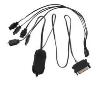 KONTONTY Controlador RGB con Adaptador para Pc y Carcasa Iluminación Moderna Suministros Informáticos