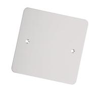 KONTONTY Cubierta Ciega para Enchufe de Pared de Acero Inoxidable 120 Tipo, Tapa para Placa de Salida Cuadrada, Protección Antióxido, Uso en Techos y Paredes, Tapa para Enchufe Eléctrica