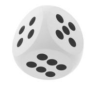KONTONTY Dados De Gran Número Datos Juguetes De Fidget De Espuma Juguetes Juego De Mesa Dices Jumbo Dados Gigantes Educativos Dices Gigantes Educativos Jumbo Toy Big Dice White Eva