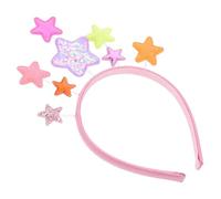 KONTONTY Diadema de Estrella para Niñas Divertida para Fiestas de Cumpleaños Accesorios Cabello para Mujeres Tocado de Fiesta
