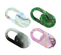 KONTONTY Elegante Funda para Cámara Web con Diseño De Mármol 4 Piezas para Computadora Portátil Tableta Protección De Privacidad para Cámara