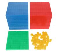 KONTONTY Enseñanza Matemática para Cubos Contadores de Colores Brillantes Juguete Educativo para Aprendizaje Material Seguro y Duradero Desarrollo Cognitivo y Coordinación Visual Manual