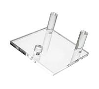 KONTONTY Expositores Acrílicos Transparentes Para Muestras Minerales Contenedores De Almacenamiento Para Cristalina Soporte Para Rocas Caballete Para Objetos De Colección