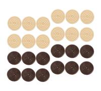 KONTONTY Fichas De Madera De Repuesto 72 Uds De Piezas Accesorios para Damas Fichas De Juego Juegos De Mesa De Repuesto Peones Backgammon Damas De Madera Ajedrez De Madera Universal