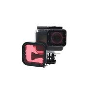 KONTONTY Filtro Protector para Cámara de Buceo Gopro5, Kit 3 Piezas Lente de Vidrio Templado, Resistente al Agua y Ajuste para Deportes Acuáticos