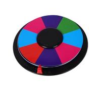 KONTONTY Flecha giratoria Rueda de premios Rueda de Juego Propiedades del Juego de Fiesta Suministros para la Fiesta Juego de Mesa de la Fortuna Rueda para el Aula rueca el plastico